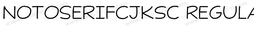 NotoSerifCJKsc Regular Identity H字体转换